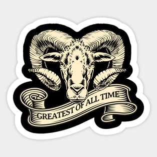 GOAT - Greatest of All Time Sticker